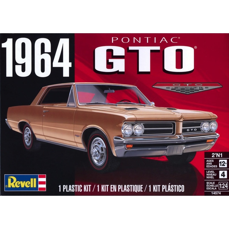1964 Pontiac GTO 1/25 #4574 by Revell