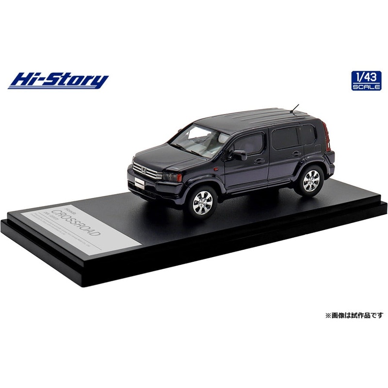 [ Back-order ] Hi-Story HS483PP 1:43 Honda CROSSROAD 20X 2007 Premium Deep Violet Pearl Resin model car