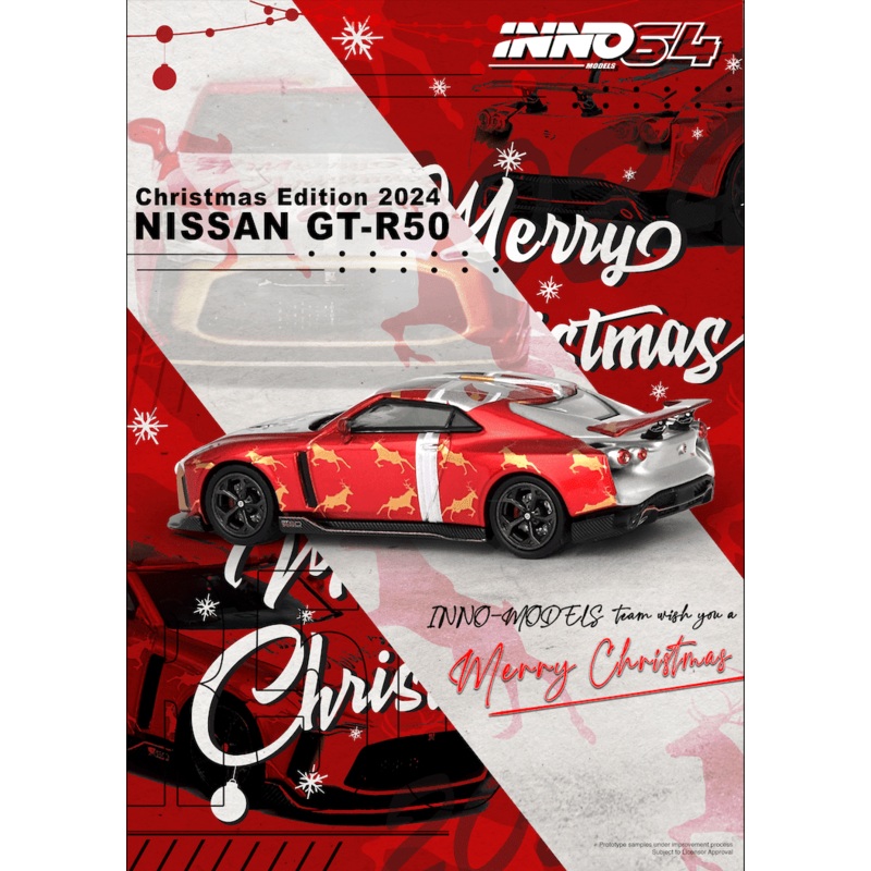 INNO64 1:64 Nissan GT-R50 XMAS SPECIAL 2025