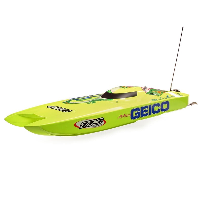 Miss GEICO Zelos 36 Twin Brushless Catamaran RTR