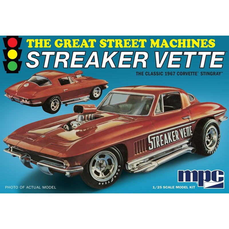 1967 Chevy Corvette Stingray Streaker Vette 1/25 #973 by MPC