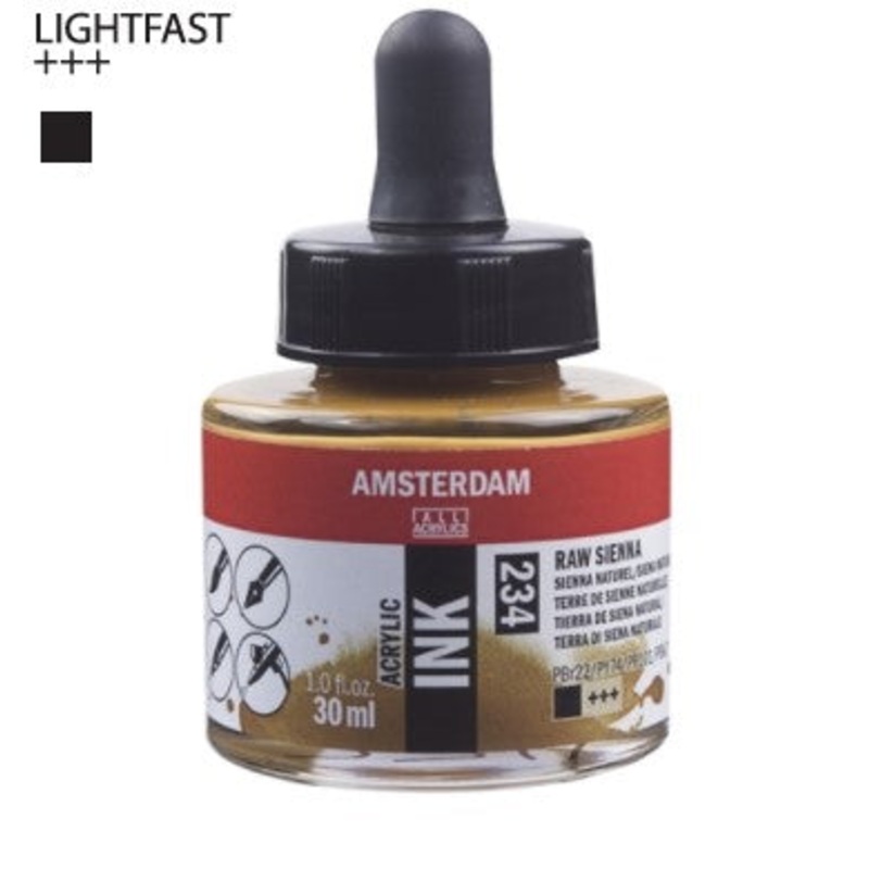 Amsterdam Acrylic Ink # 234 Raw Sienna