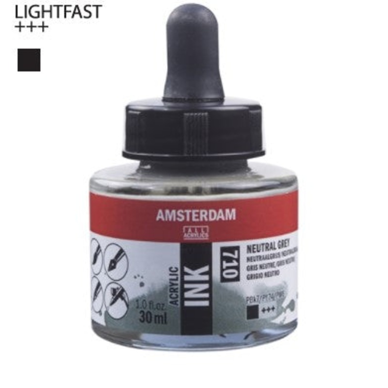 Amsterdam Acrylic Ink # 710 Neutral Grey