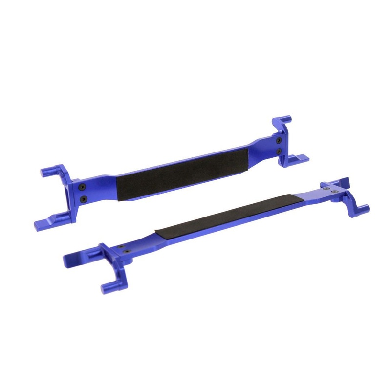 Atomik Traxxas X-Maxx Alloy Battery Hold Down – 2pcs, Blue VEN4385B