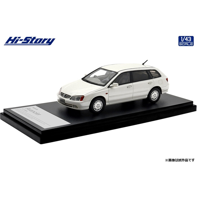[ Back-order ] Hi-Story HS484WH 1:43 Honda Avancier V 1999 Premium White Pearl Resin model car