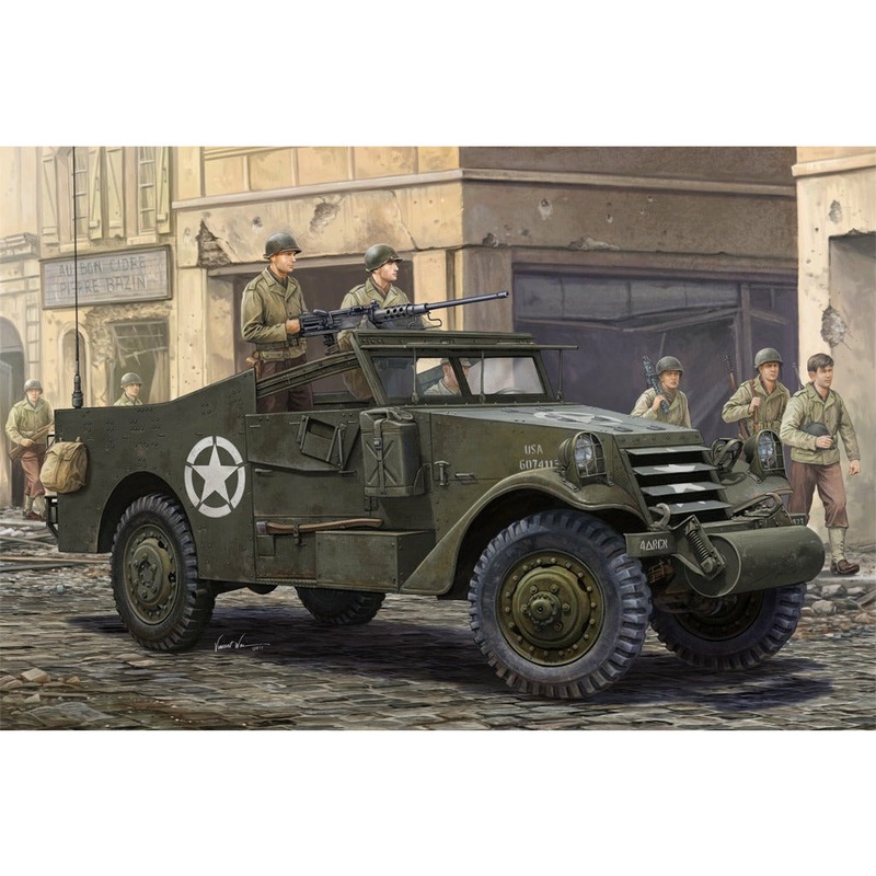 M3A1 ‘White Scout Car’ Late Production 1 /35 #82452 by Hobby Boss