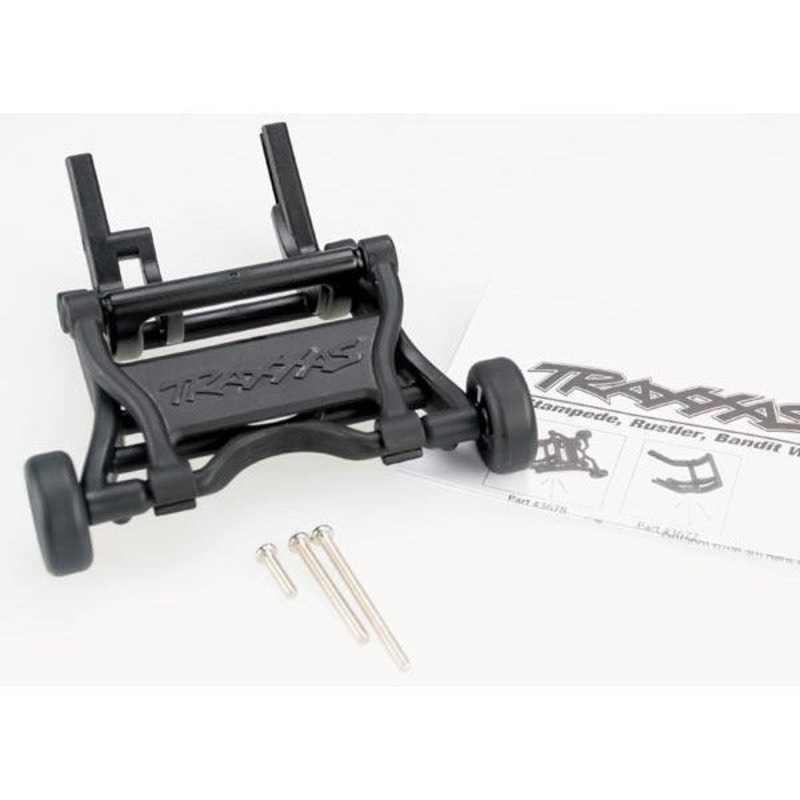 TRA3678 Wheelie Bar, Assembled – Black