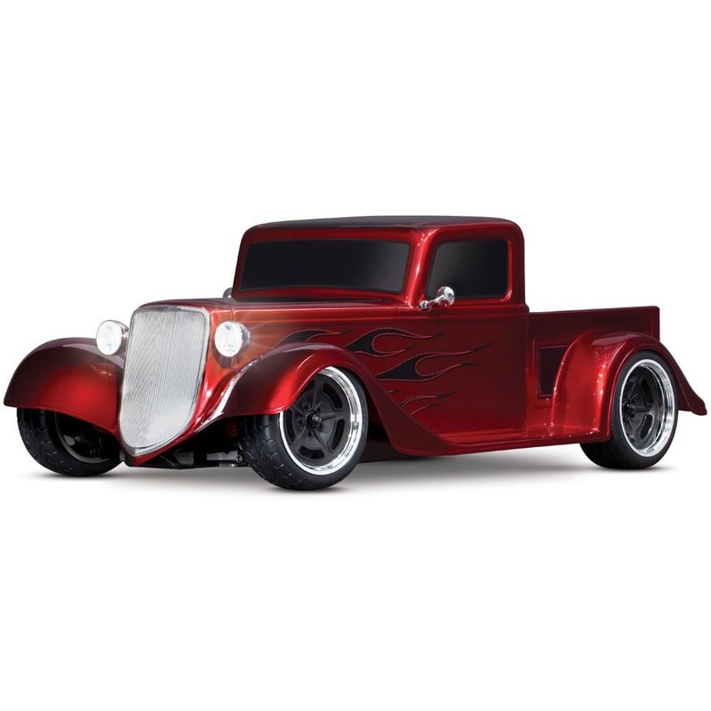 Traxxas 1/10 4WD Touring Car RTR 4-Tec 3.0 Factory Five ’35 Hot Rod – Metallic Red TRA93034-4RED
