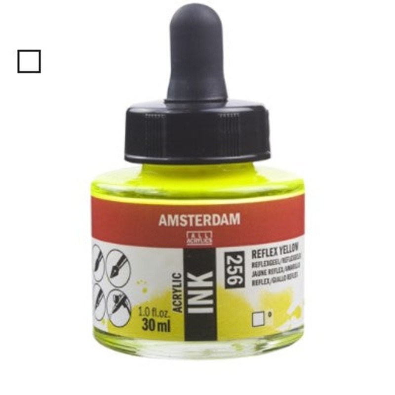 Amsterdam Acrylic Ink # 256 Reflex Yellow