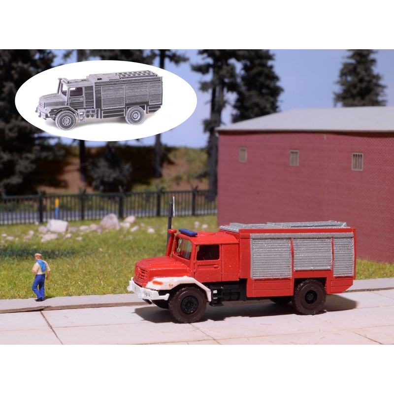 Mercedes-Benz Zetros Fire Department RW 4×4 – unpainted