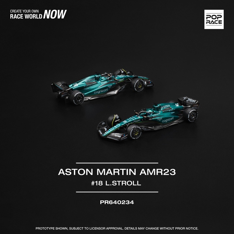 (PRE-ORDER) Pop Race 1:64 Aston Martin AMR23 LANCE STROLL