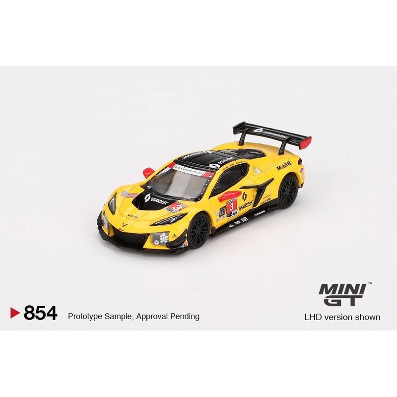 (PRE-ORDER) Mini GT 1:64 Chevrolet Corvette Z06 GT3.R #3 Corvette Racing by Pratt Miller Motorsports 2024 IMSA Daytona 24 Hrs MGT00854-L