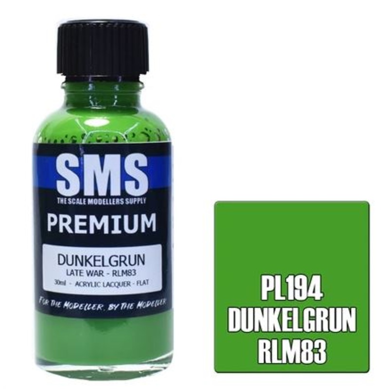 SMS Premium Lacquer – PL194 DUNKELGRUN RLM83