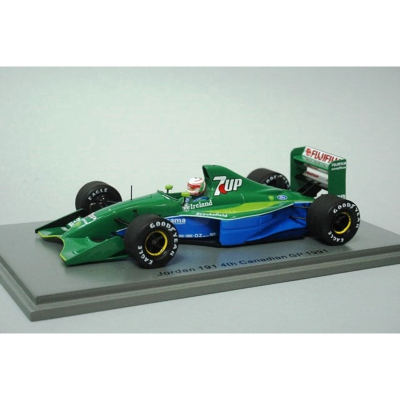 1:43 SPARK S8078 Jordan 191 4th Canadian GP A.de.Cesaris 1991 #33