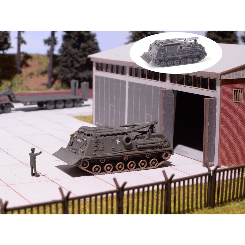 Armored recovery vehicle M 88 – unpainted